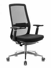 Кресло руководителя Бюрократ MC-915 черный TW-01 26-B01 сетка/ткань крестовина алюминий